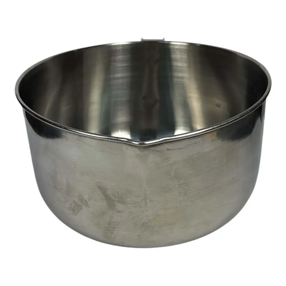Vintage 3 Quart Qt Stainless Steel Measuring Mixing Bowl w/ Handle & Spout Korea